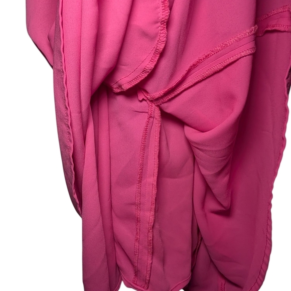 Socialite Fuchsia Spaghetti Strap Dress - Picture 5 of 6